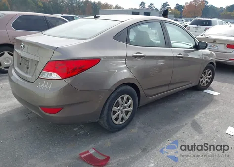 2014 Hyundai Accent Gls из США, поврежденный, VIN KMHCT4AEXEU720553